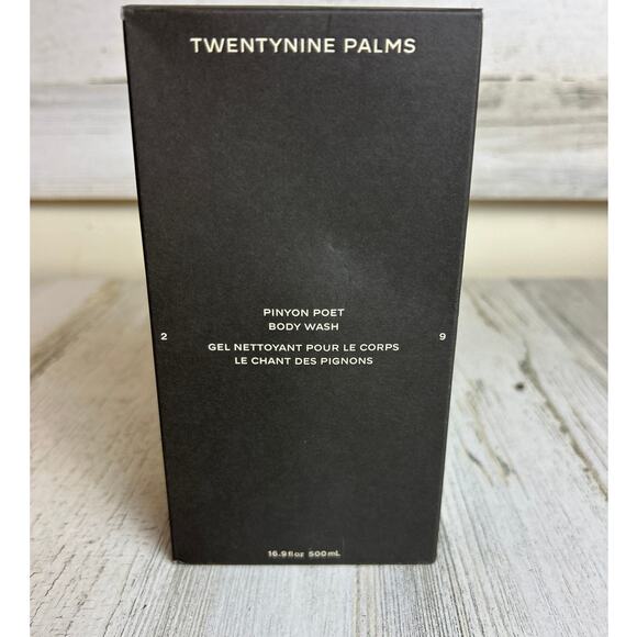 Twentynine Palms Pinyon Poet Body Wash 16.9 oz New in box from Jared Leto clean - Picture 2 of 4